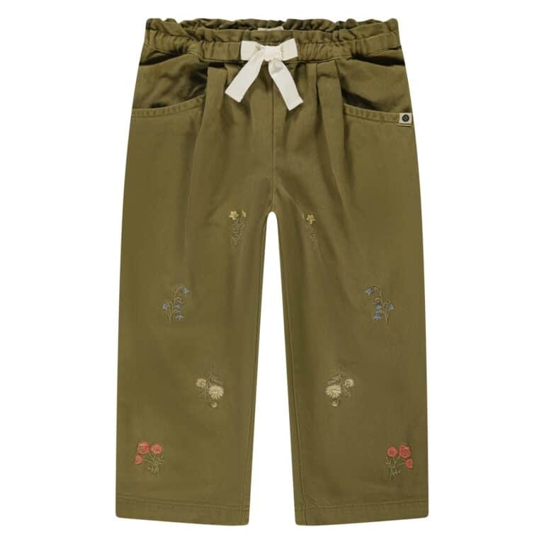 pantalon kaki wide leg