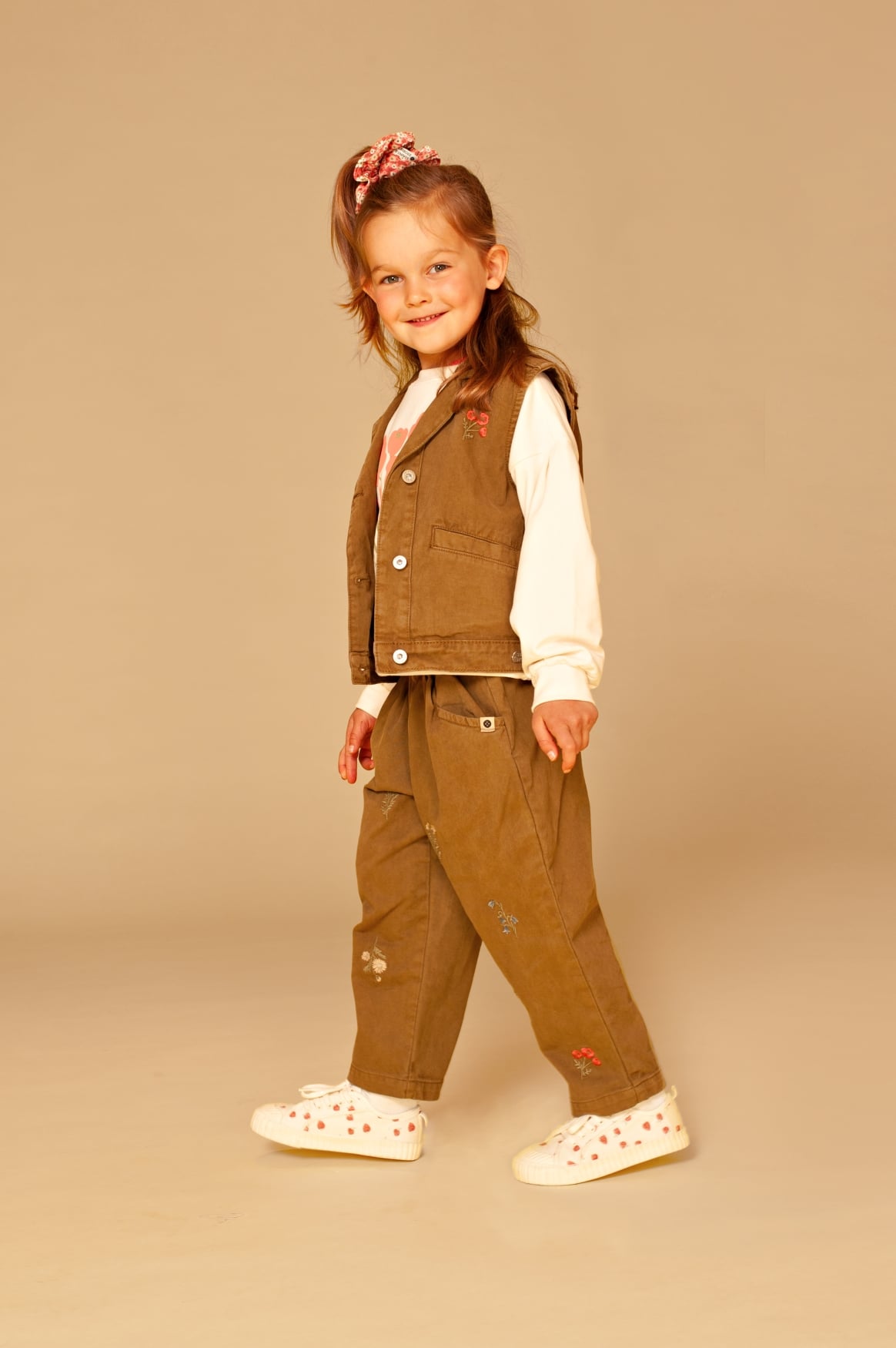 gilet sans manches kaki