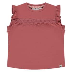 t shirt volant rouille