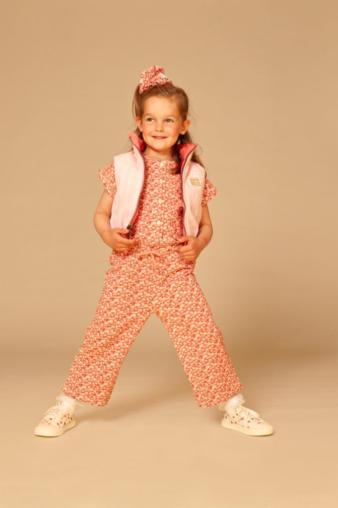 combi pantalon corail