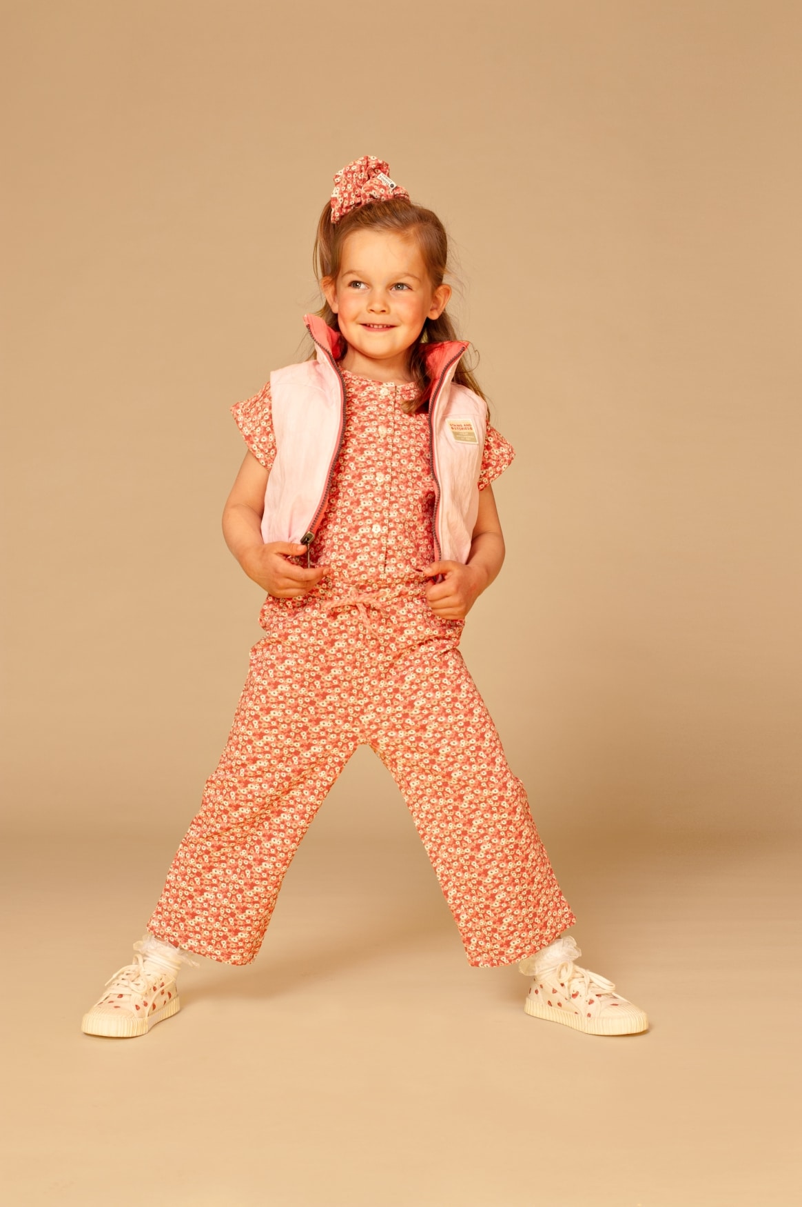 combi pantalon corail