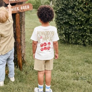 t shirt blanc pomodori