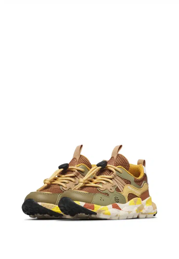chaussures multicolores militaire