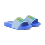 claquettes bleu fanion