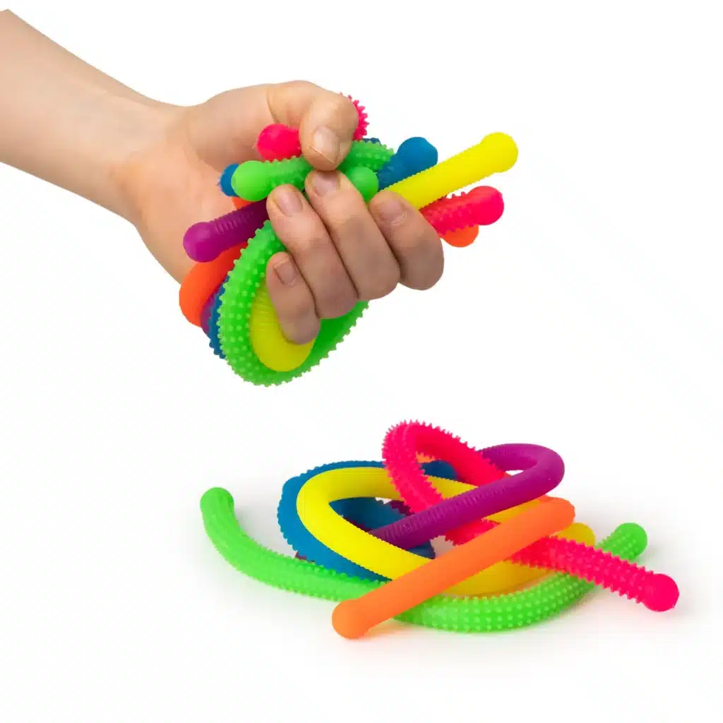 scrunchems neon noodles