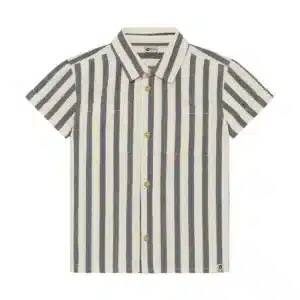 chemise courte manche lignée