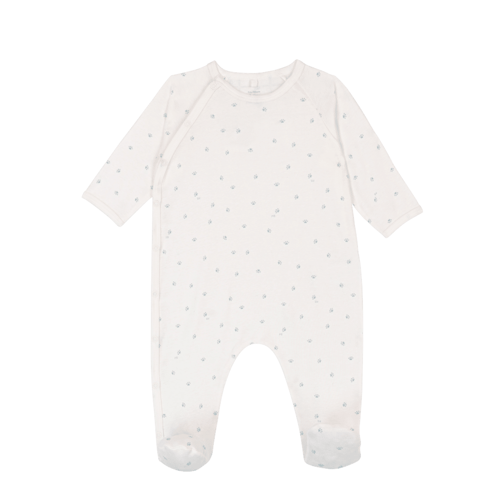 pyjama empreinte blanc