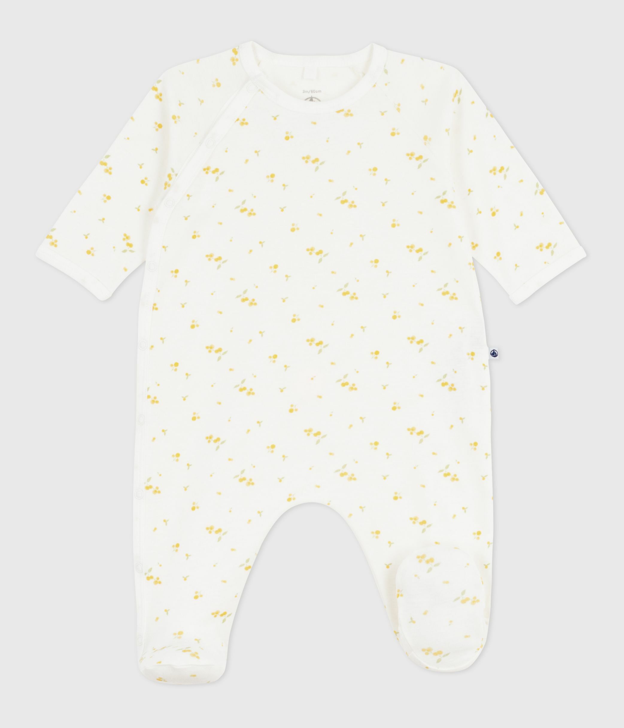 pyjama fleurs jaune