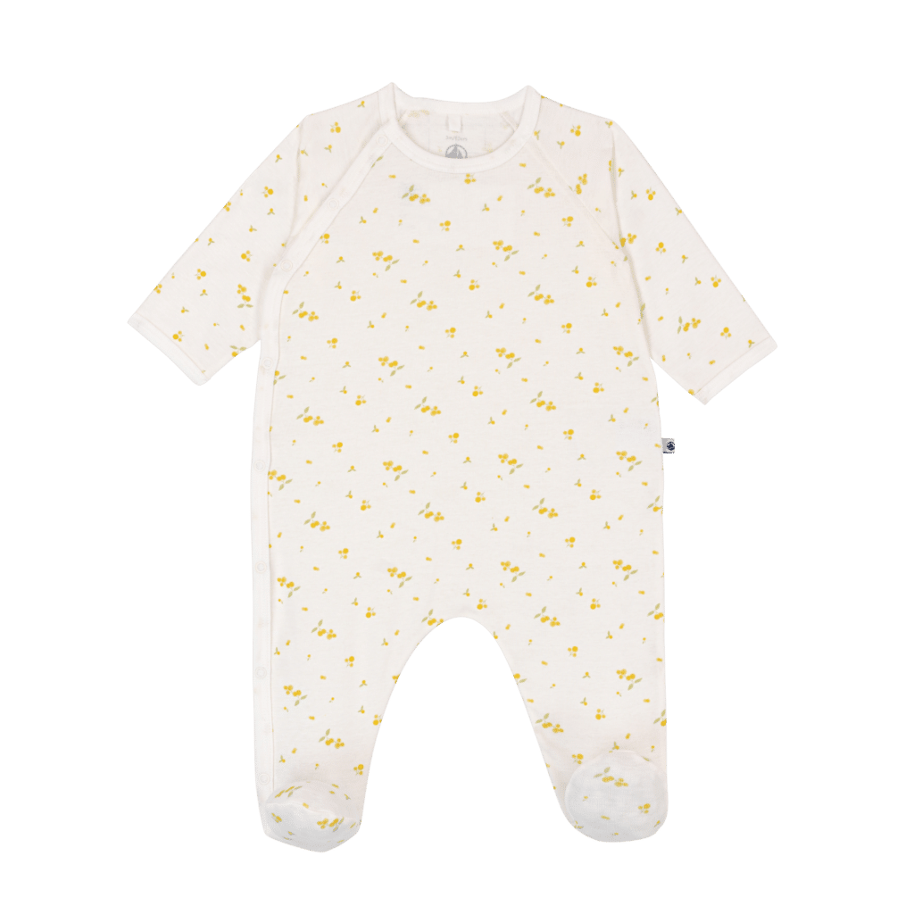 pyjama fleurs jaune