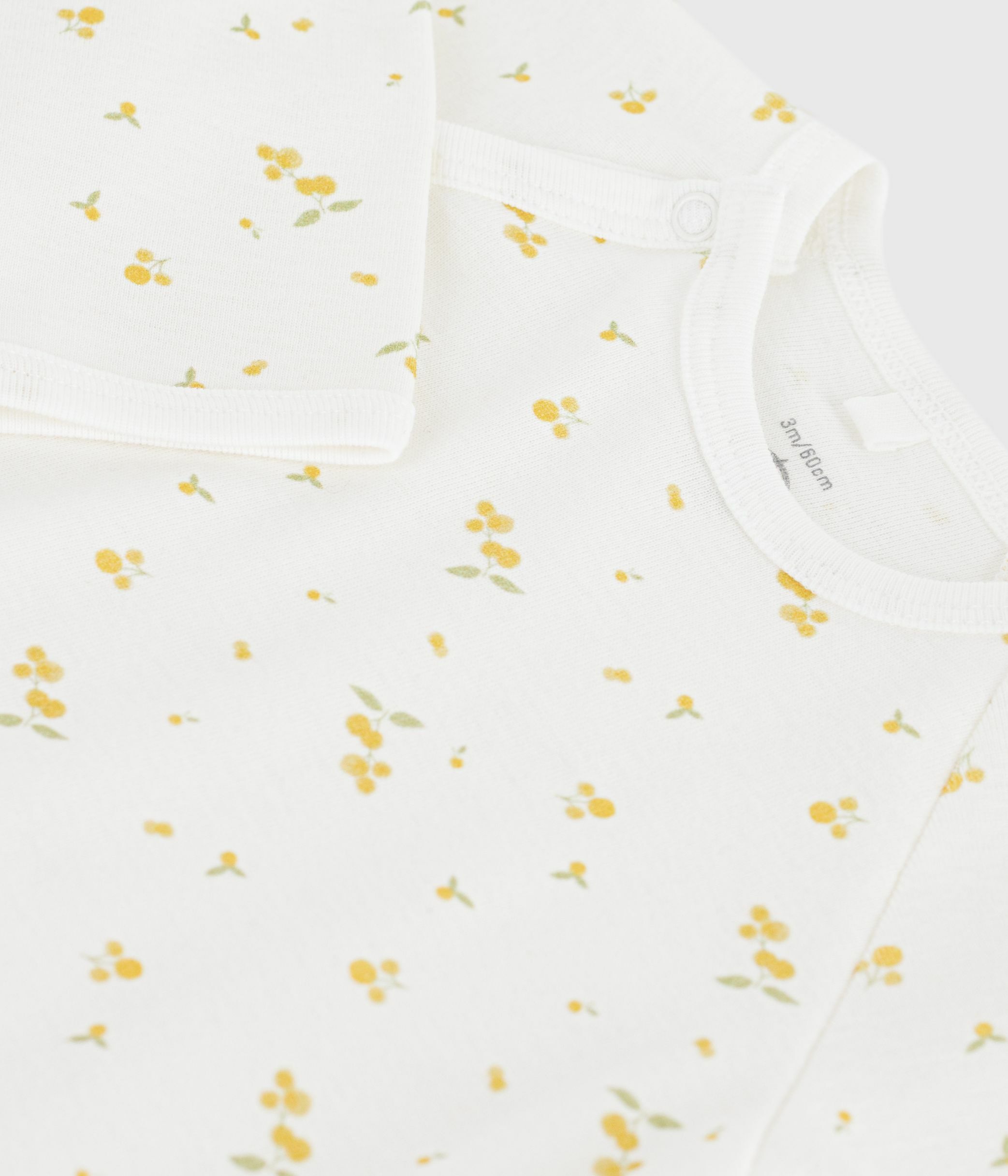 pyjama fleurs jaune