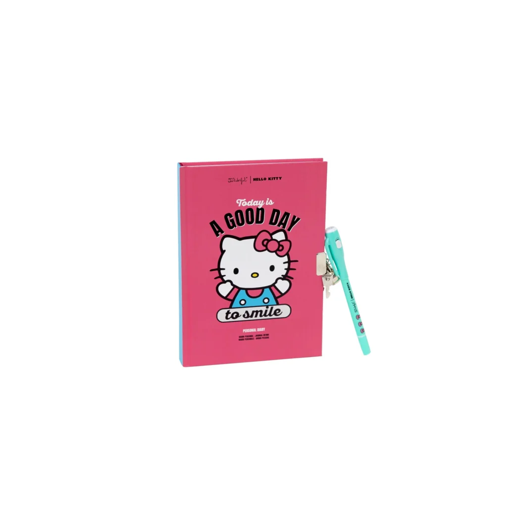 hello kitty journal intime + bic invisible