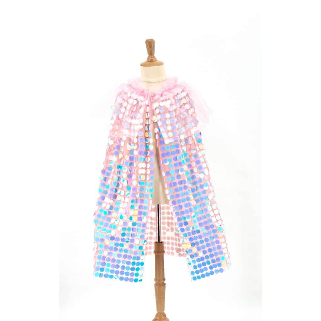 déguisement cape sequins galaxia rose