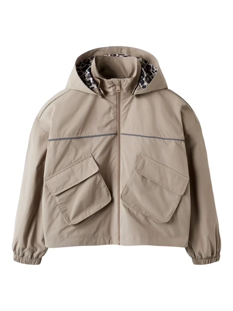 veste coupe vent brune