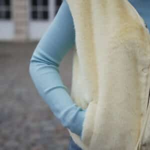 gilet sans manches / jaune