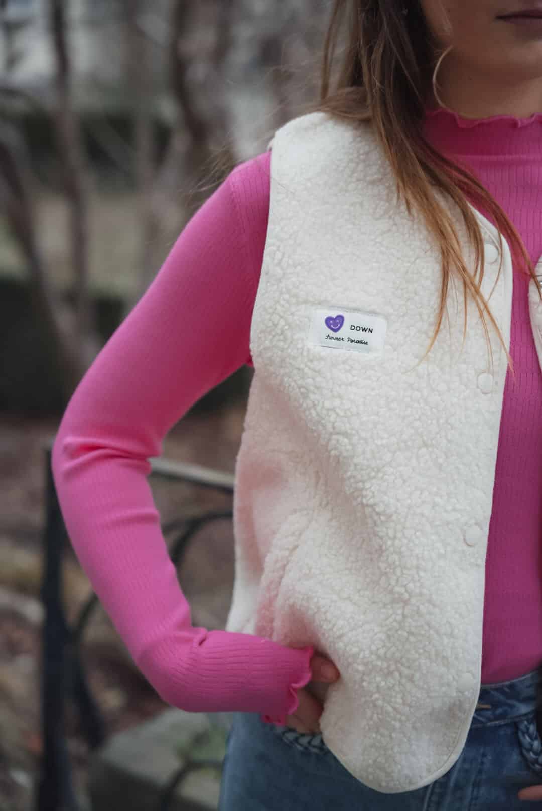 sous pull fin / fushia