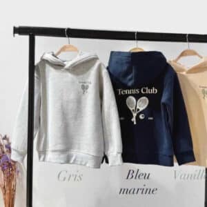 sweat à capuche les copain d'abord gris (copie)