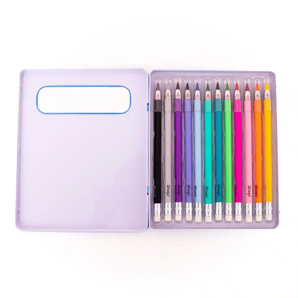 12 crayons couleurs infinis