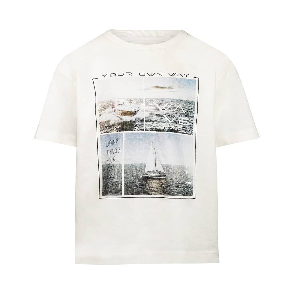 t shirt bateau blanc