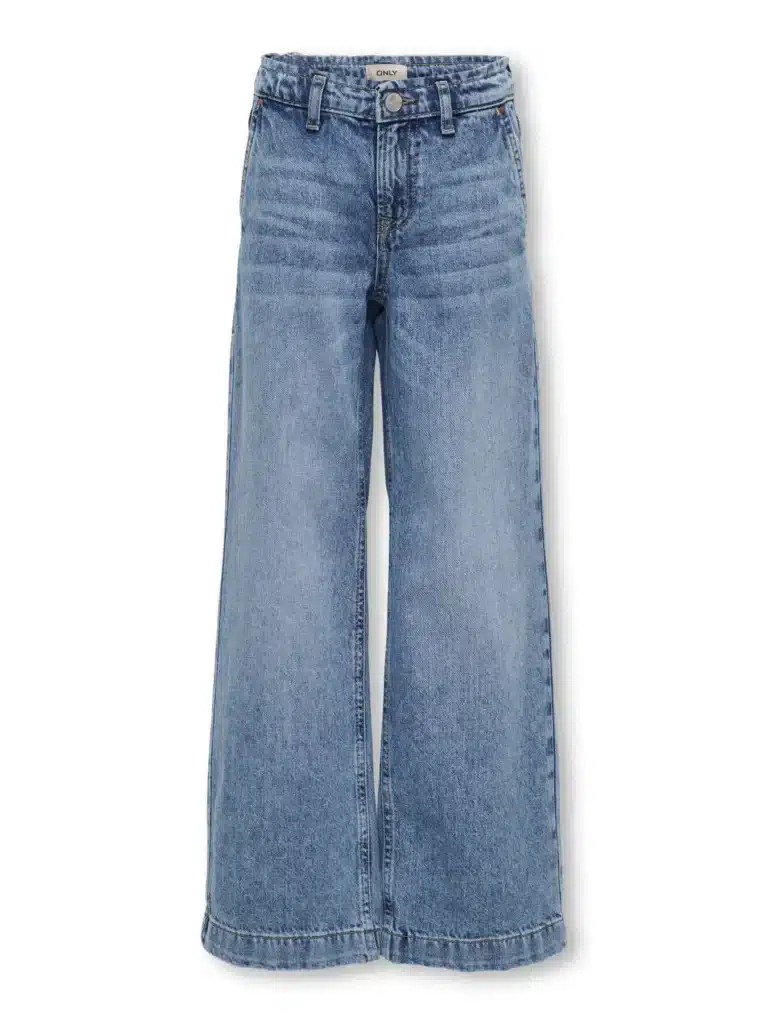 jeans wide leg medium blue