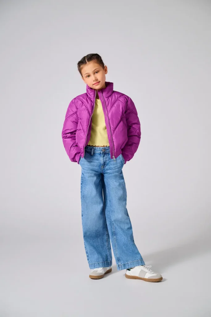 jeans wide leg medium blue