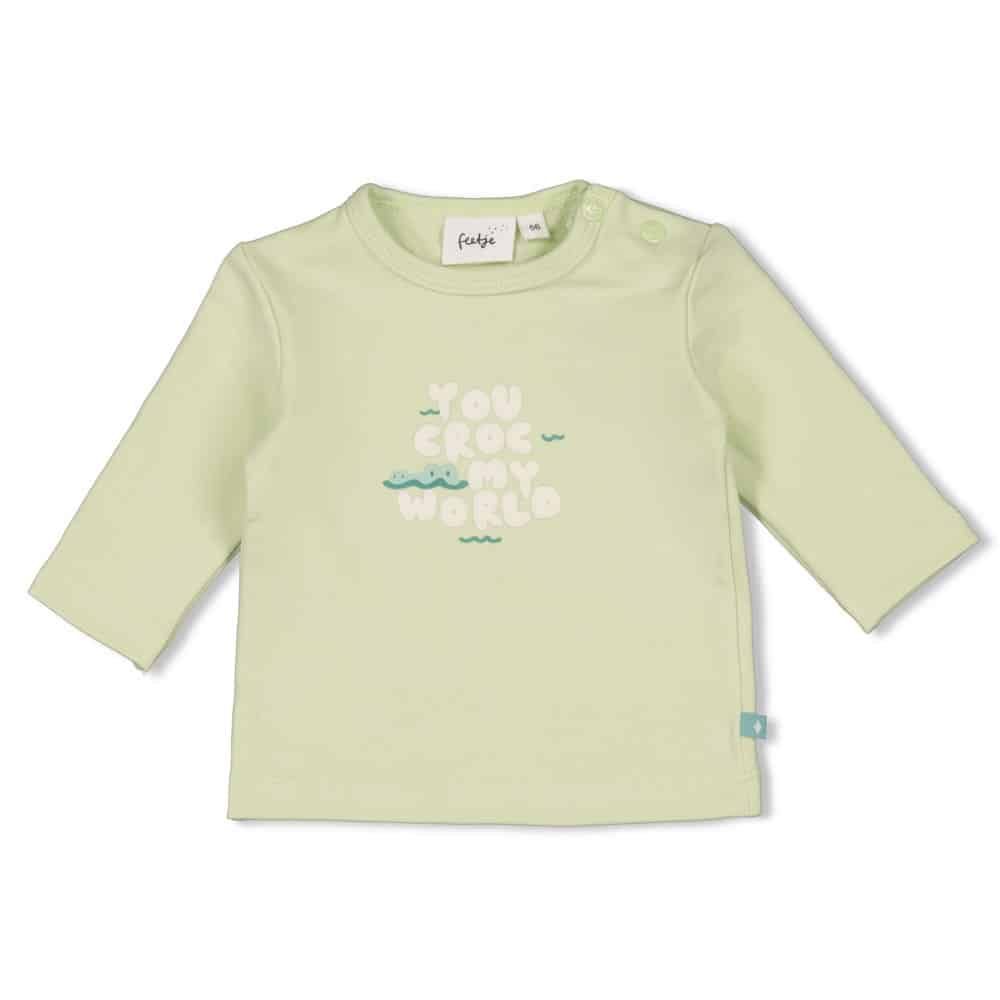 t shirt you croc my world jaune