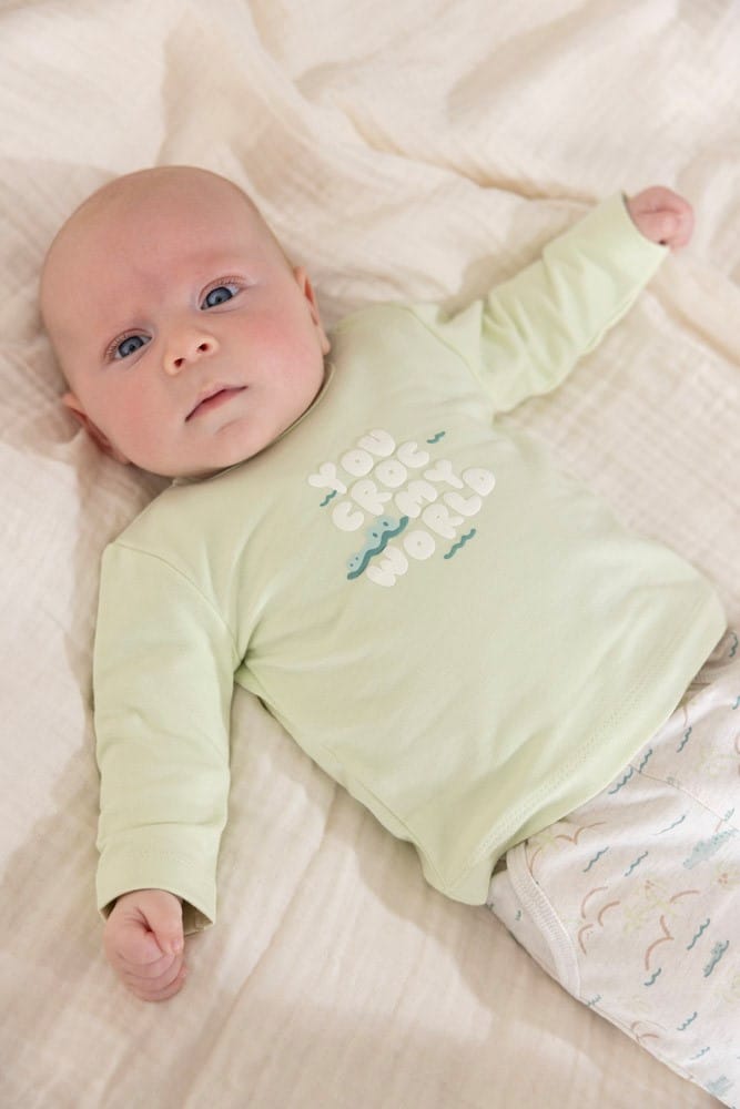 t shirt you croc my world jaune