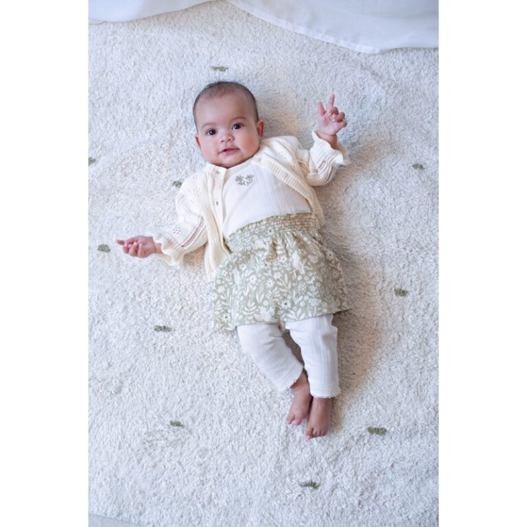 gilet écru dentelle