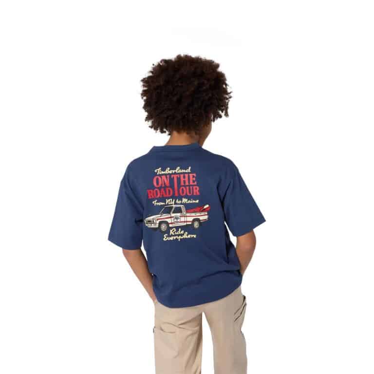 tee shirt manches courtes slate blue