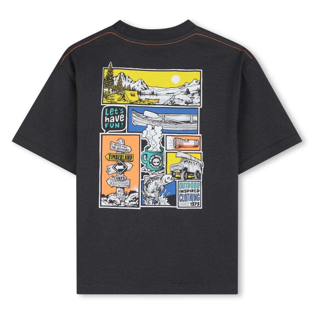 tee shirt manches courtes fusain