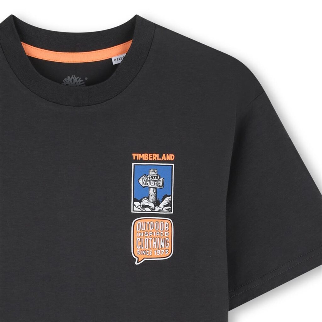 tee shirt manches courtes fusain