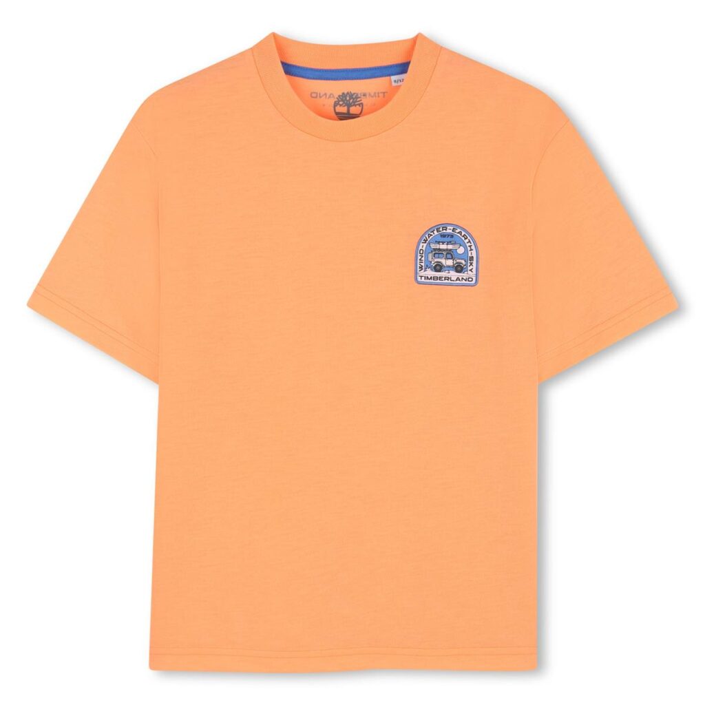 tee shirt manches courtes bright melon
