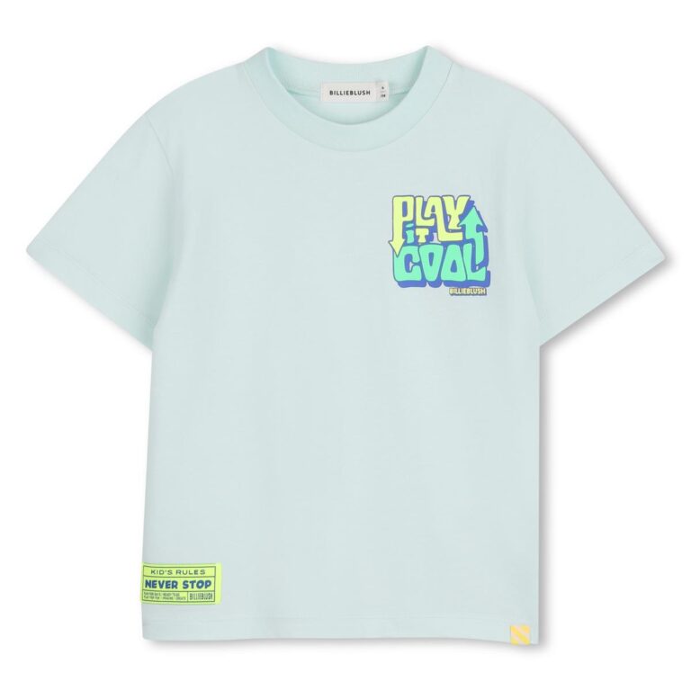 tee shirt manches courtes vert poudre