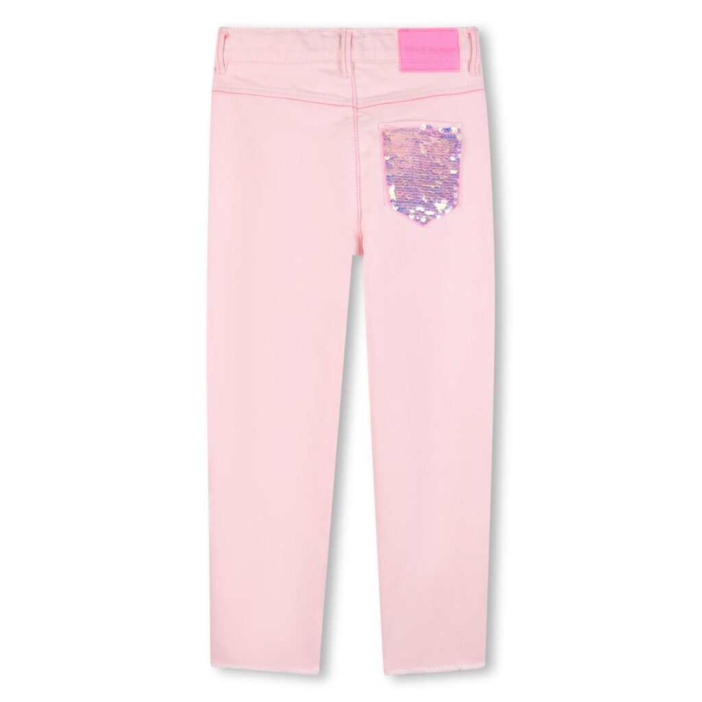 pantalon rose ecru