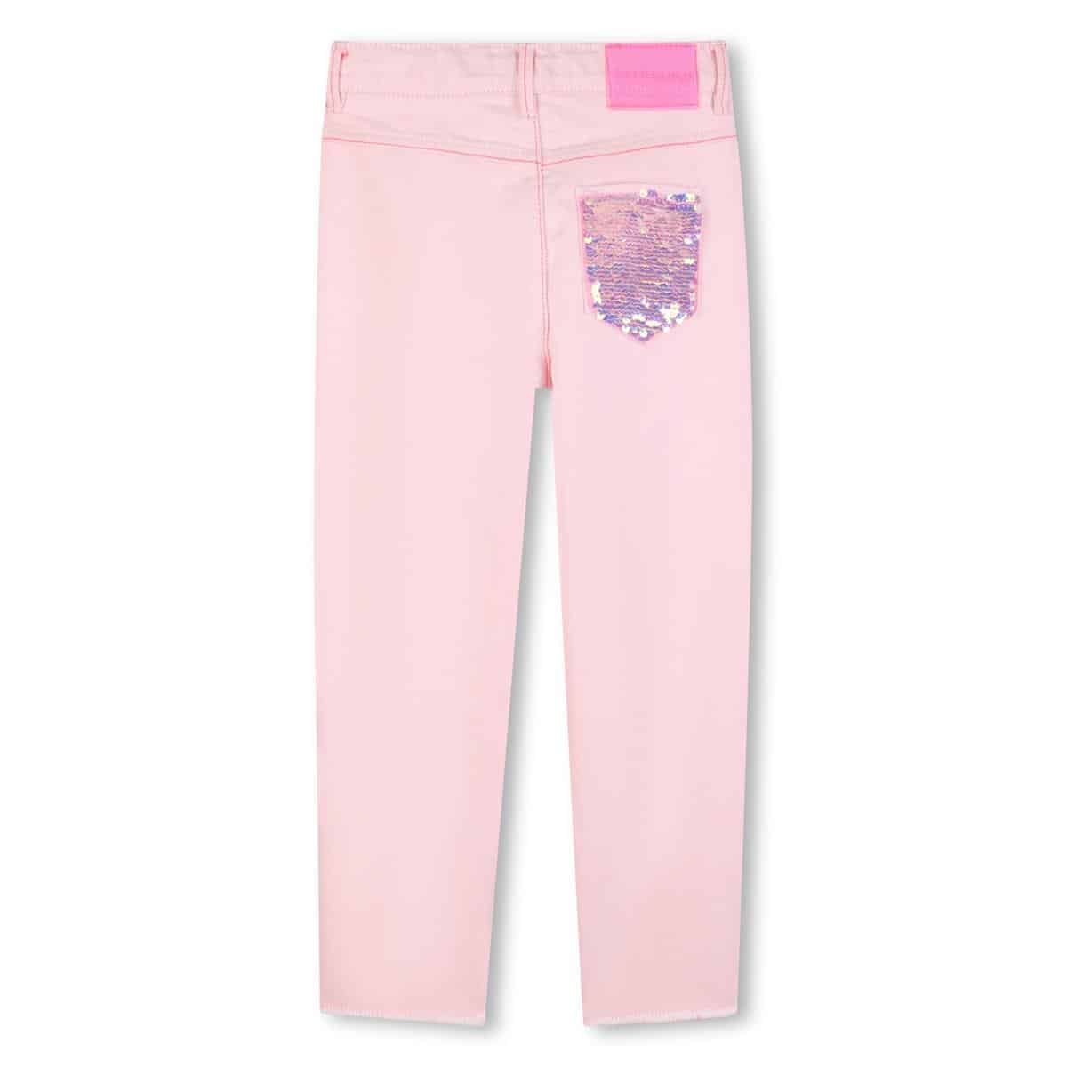 pantalon rose ecru