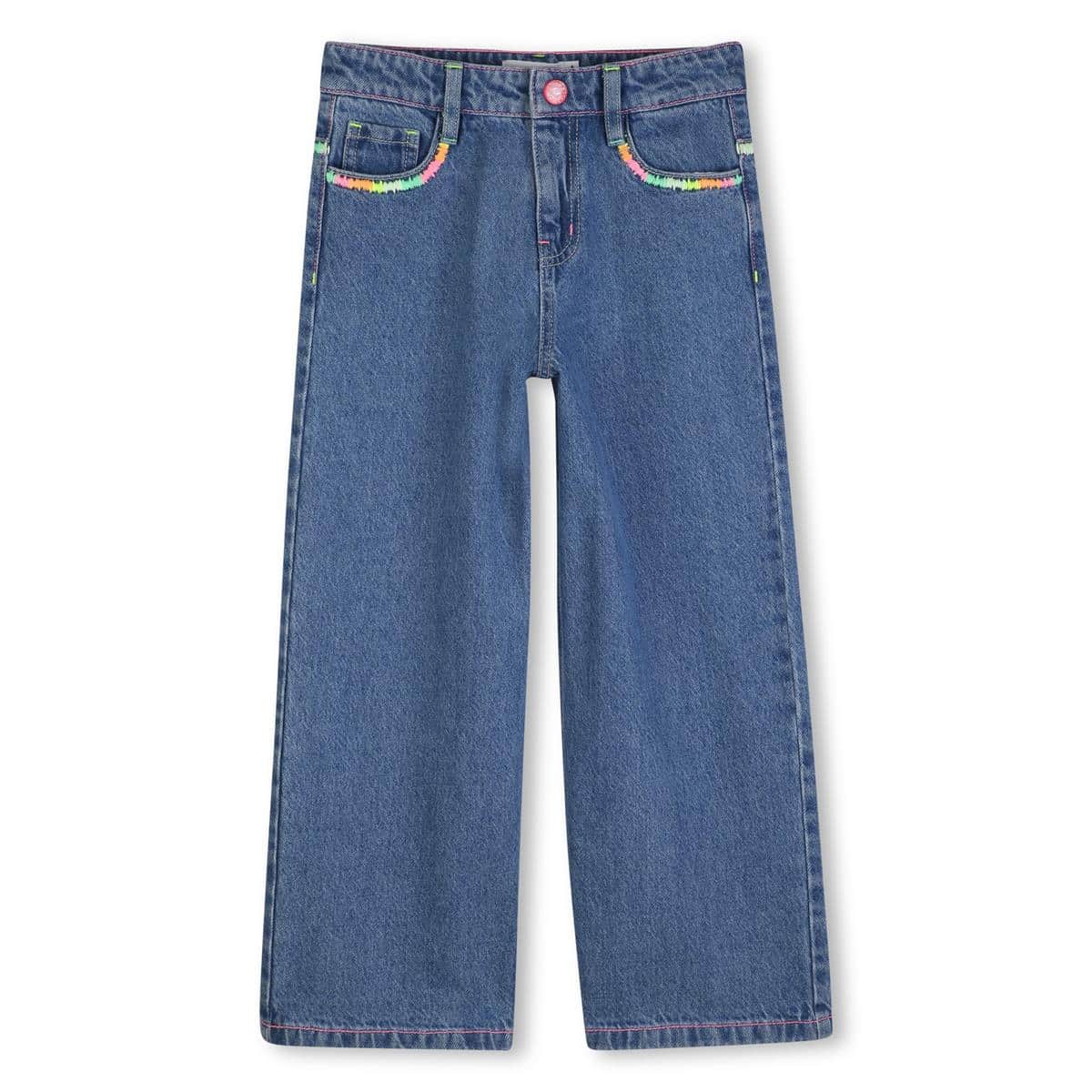 pantalon denim double stone+brossage