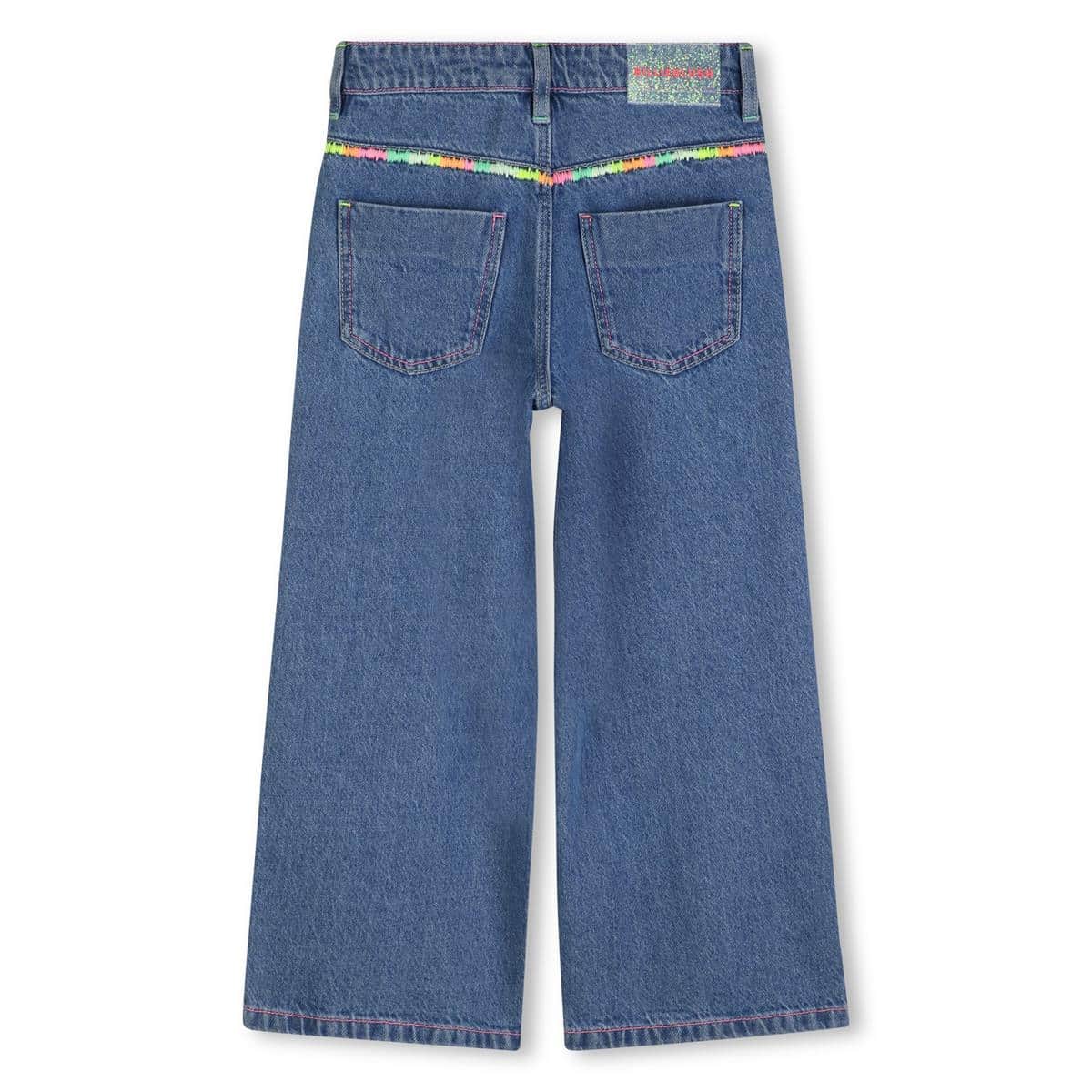 pantalon denim double stone+brossage