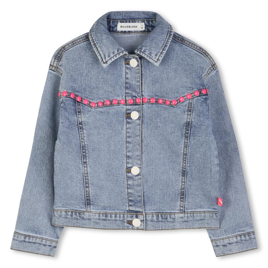 veste denim stone pousse