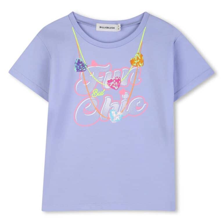 tee shirt manches courtes angel blue