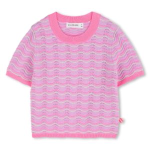 pull manches courtes guimauve