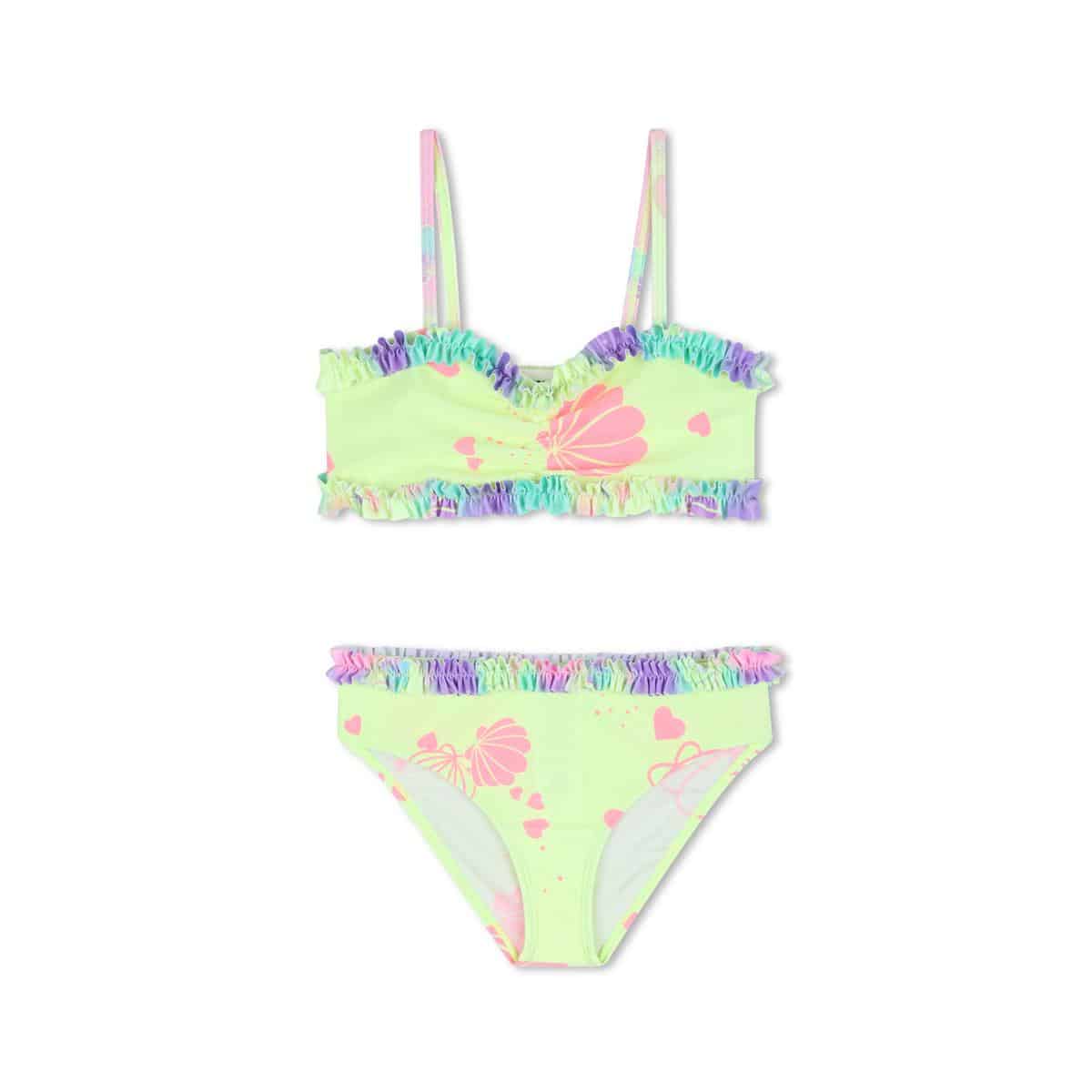 maillot de bain 2 pieces green lemon