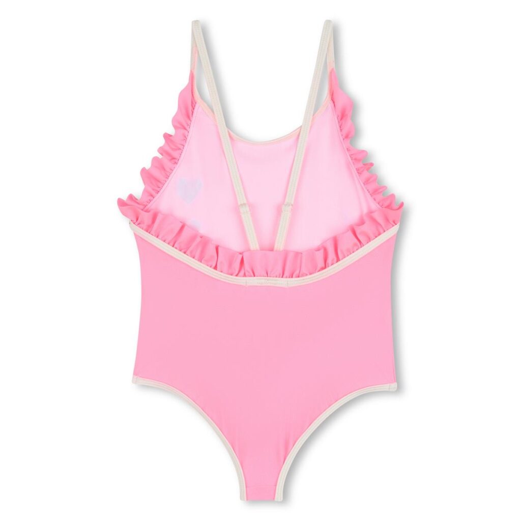 maillot de bain 1 piece rose fluo