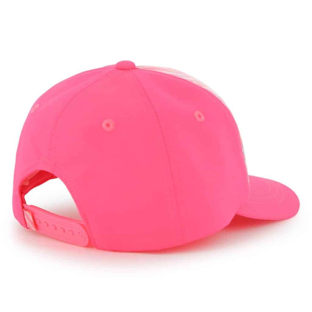 casquette rose fluo