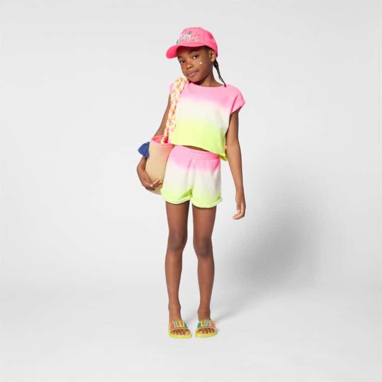 casquette rose fluo