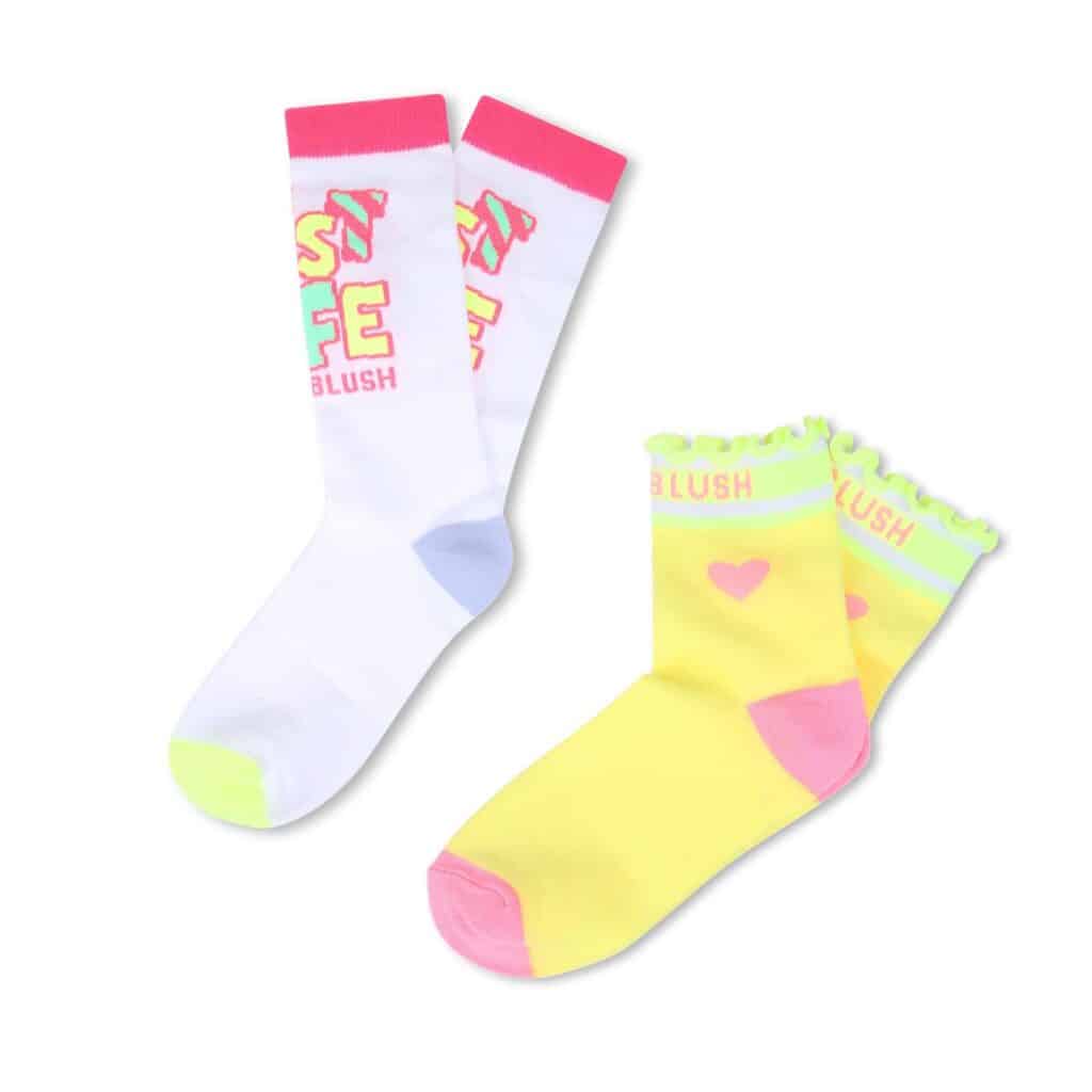 chaussettes (lot de 2 paires) blanc