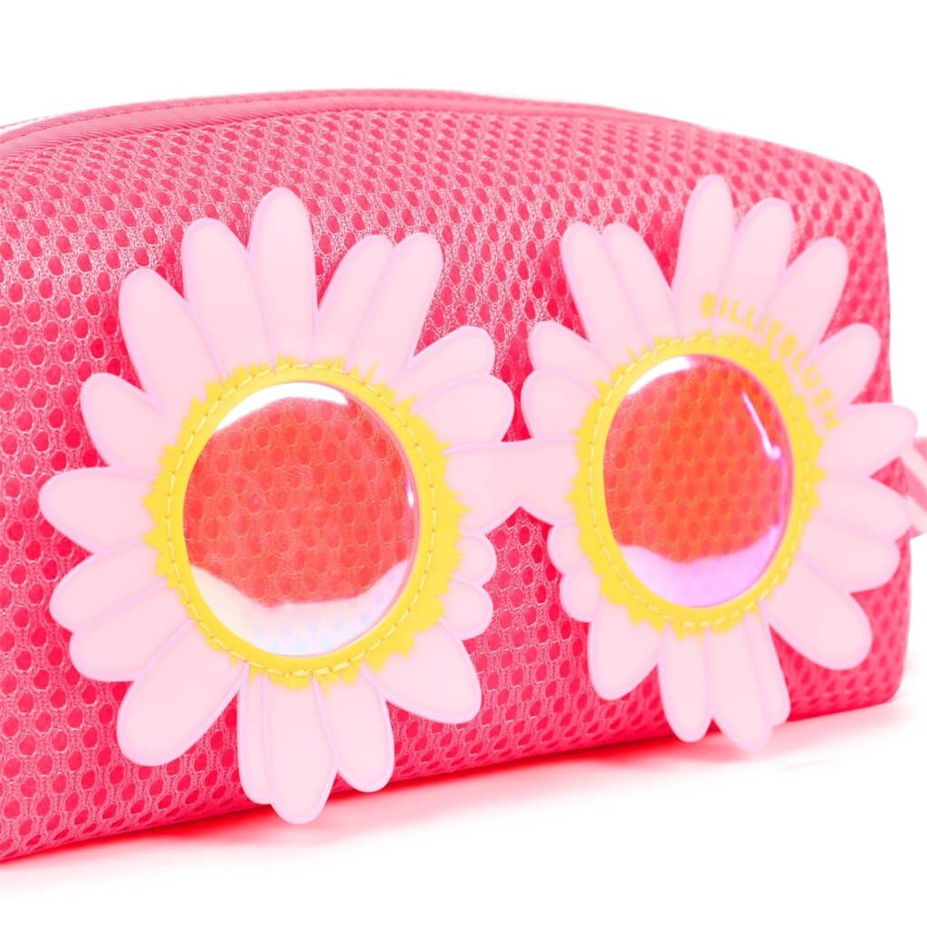 trousse rose fluo