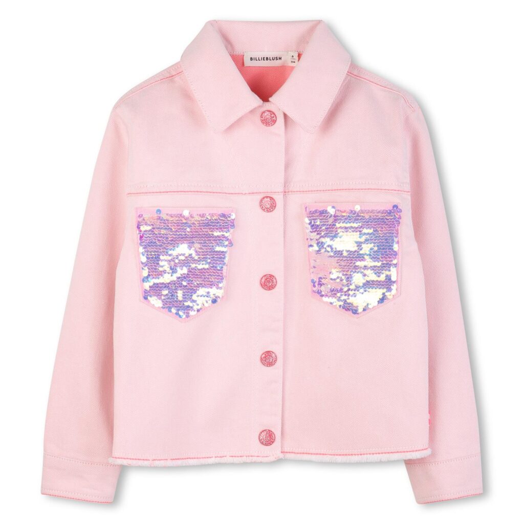 blouson rose ecru