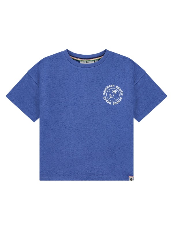 t shirt garçon bleu royal