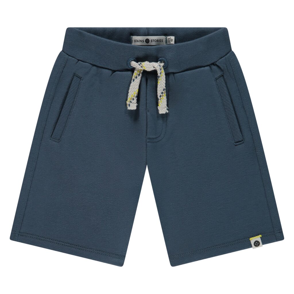 short de jogging garçon bleu d’eau
