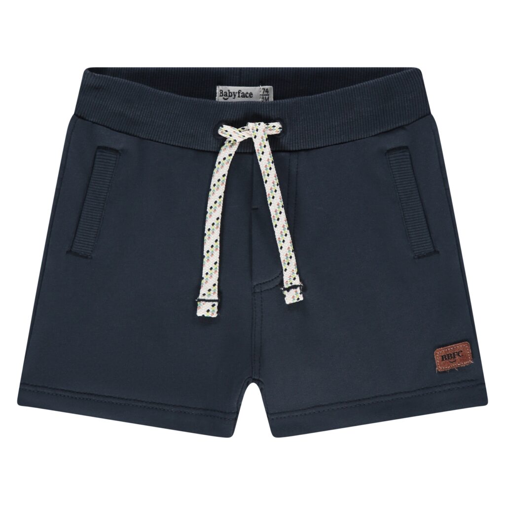 short de jogging bébé garçon bleu intense