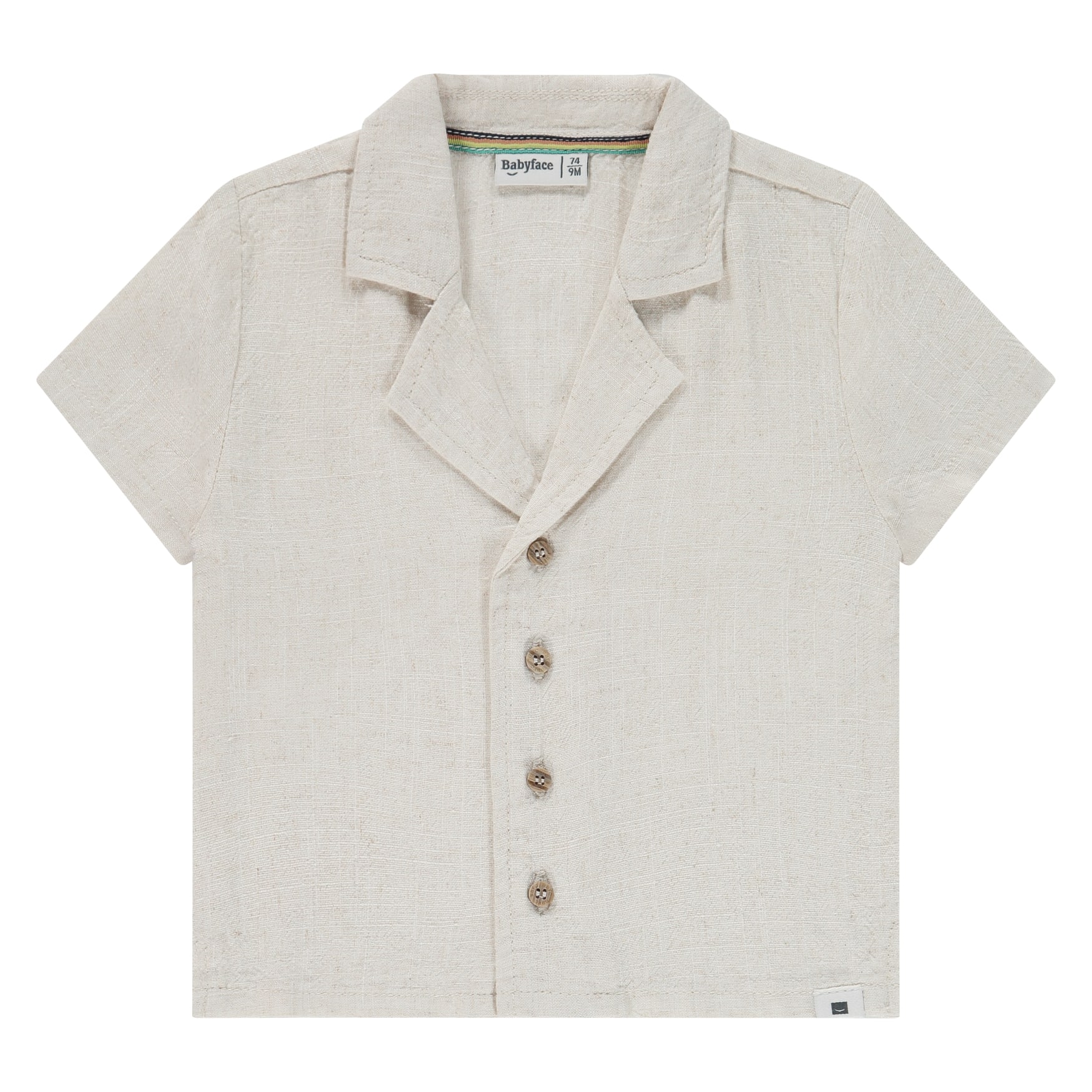 chemise manches courtes bébé garçon beige